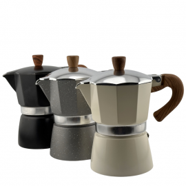 Гейзерная кофеварка MOKA M150-G серый