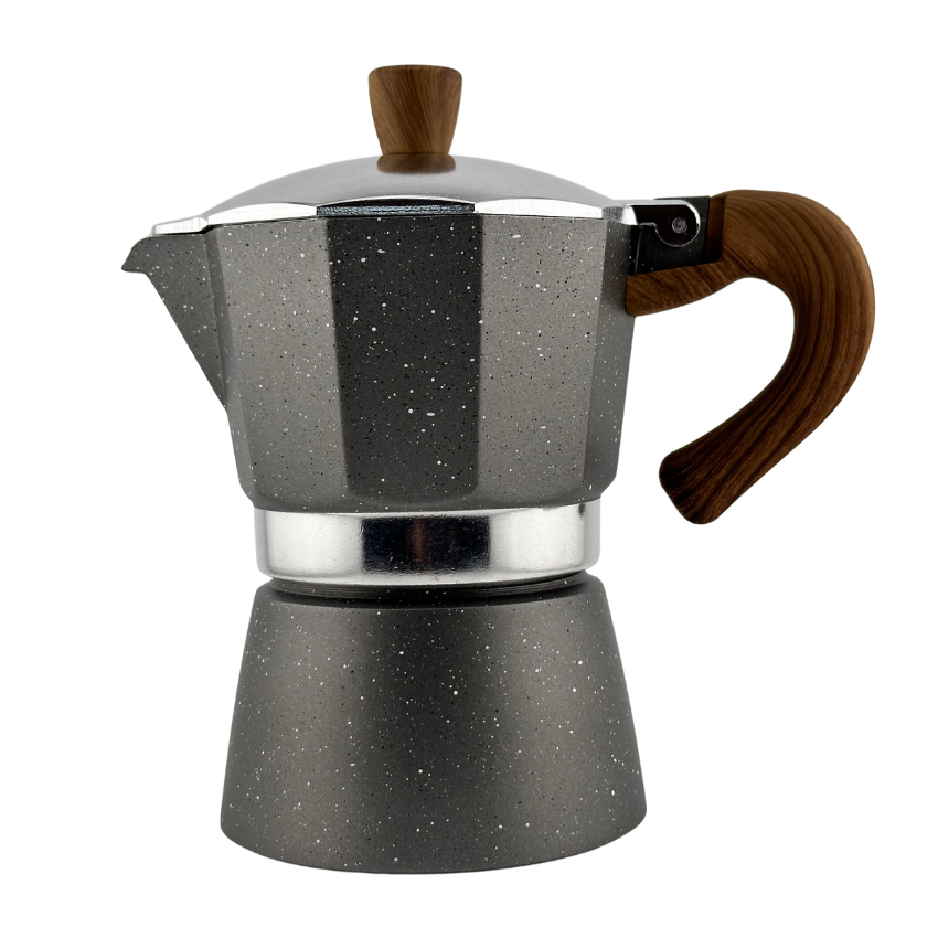 Гейзерная кофеварка MOKA M150-G серый